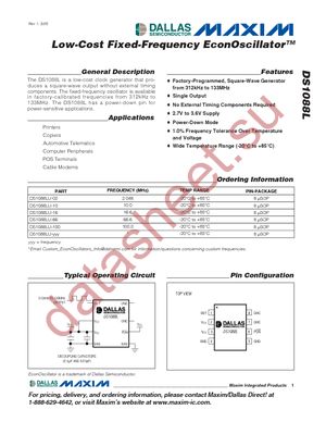 DS1088LU-02A+W datasheet  